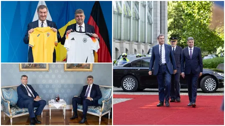 Cadoul inedit pe care Marcel Ciolacu l-a oferit premierului bavarez. Ce a primit prim-ministrul la schimb