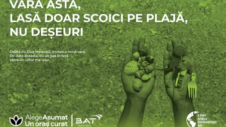 5 Iunie - Ziua Internațională a Mediului dă startul unei veri responsabile