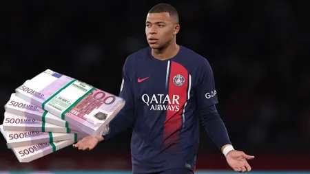 Datorie fără precedent! Kylian Mbappe a cerut PSG să-i achite salarii şi prime neplătite de 80 de milioane de euro