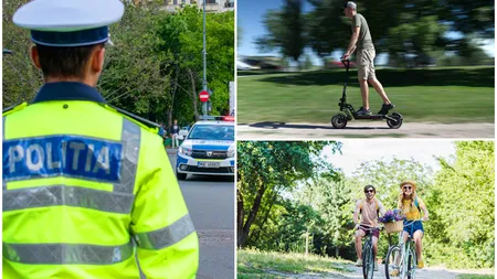 Atenție, se schimbă Codul Rutier! Noua lege pentru românii care merg cu bicicleta sau trotineta electrică