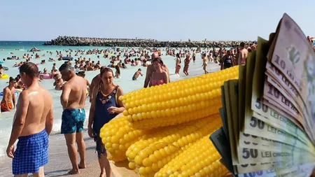 Porumbul fiert, aliment de lux pe litoralul românesc! Cât costă o singură porție în 2024