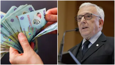 Pensiile şi salariile românilor ar putea fi îngheţate. Isărescu, semnal de alarmă din cauza datoriei publice: „Unde e lege, nu-i tocmeală”