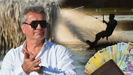 Cât trebuie să plătești dacă vrei să-ți faci de cap toată ziua în parcul nautic deținut de Dan Bittman. O singură oră de wakeboarding costă 115 lei