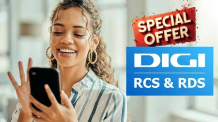 Ofertele Digi RCS-RDS foarte avantajoase pentru clienți! Produsele urcă de la 10 lei și telefoanele se achită în rate