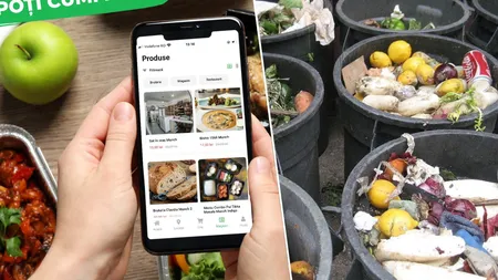 S-a lansat aplicația care ajută la reducerea risipei alimentare. Prețuri reduse cu 50%-70% la alimente rămase pe stoc
