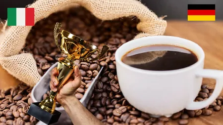 Italia și Germania domină piața cafelei, în Europa. Importurile „gigant” vin din Brazilia și Vietnam