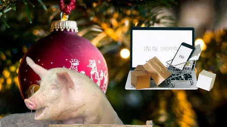 Românii își comandă porcul de Crăciun online. Cadourile de la comercianți pentru clienți, de sărbători