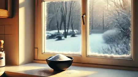 De ce să pui un bol cu sare pe pervazul ferestrei în sezonul rece. Trucul la care apelează tot mai mulți români