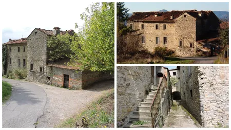 Un întreg sat din regiunea Toscana a fost scos la licitație. Cătunul italienesc costă cât un apartament în nordul Bucureștiului