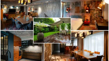 Imagini spectaculoase din interiorul unui duplex de lux din centrul Bucureștiului. Proprietatea se vinde cu 2,5 milioane de euro