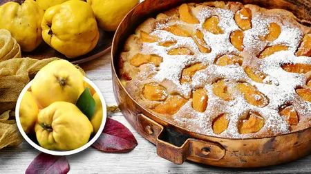 Cum se prepară prăjitura cu gutui, ideală pentru sezonul rece. Iată câteva trucuri ca să-i dai o aromă deosebită