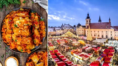 Cât a plătit un român pentru o porție de 2 sarmale la Târgul de Crăciun din Sibiu. Nu i-a venit să creadă ce prețuri au produsele