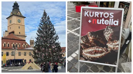 Cât costă kurtos cu Nutella. E senzația momentului la târgul de Crăciun din Brașov