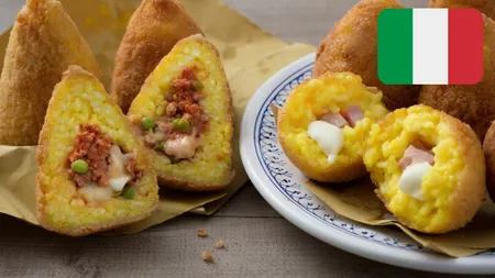 Arancini, rețeta din bucătăria italiană cu orez și carne care te va surprinde