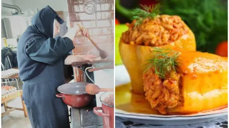 Rețetă de ardei umpluți de post în doar 5 pași. Măicuțele de la Mănăstirea Prislop au dezvăluit secretul pentru un preparat delicios