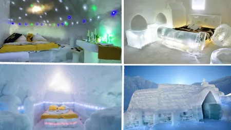 Cât costă o noapte de cazare la Hotelul de Gheață de la Bâlea Lac