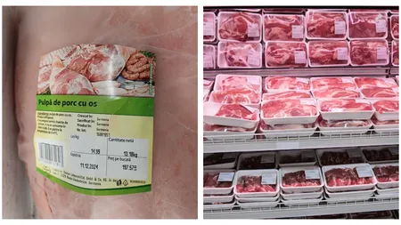Cât costă carnea de porc adusă din Germania în magazinele Kaufland din România. Ofertă imbatabilă înainte de Crăciun