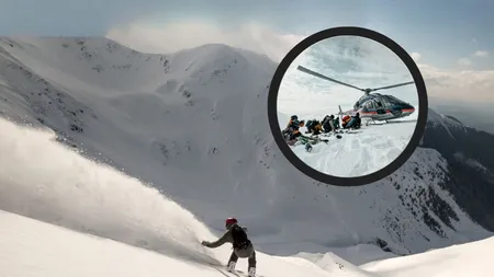 Cât costă o tură de ski cu elicopterul in Munții Făgăraș! Suma este comparabilă cu heli-skiing-ul din Elveția!