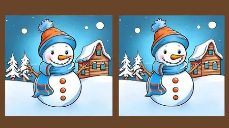 Test de LOGICĂ. Găsește cele trei diferențe dintre cele două imagini în mai puțin de 7 SECUNDE