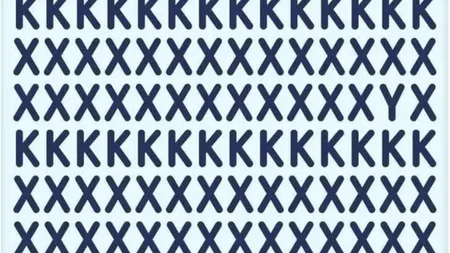 Test pentru minte: Poți găsi litera diferită? Doar cei cu atenție deosebită reușesc!