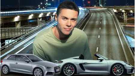 David Popovici, surprins la volanul unui Audi A3. Ce s-a întâmplat cu Porsche-ul sportivului