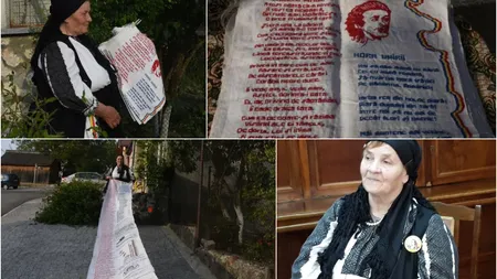 Capodoperă unică în lume! Luceafărul blând al lui Mihai Eminescu a coborât în jos alunecând pe-o rază și s-a așezat pe o pânză țesută cu migală, timp de trei ani, de tanti Maria