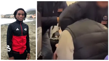 Șoc în sport! Un fotbalist a fost încătușat și dat jos cu forța din avion! Reclamă brutalitatea polițiștilor și rasismul