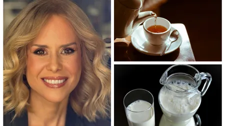 De ce pun englezii lapte în ceai. Mihaela Bilic recomandă tuturor să facă asta