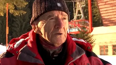Nea Gică, instructorul de schi ”minune”, la aproape 100 de ani: ”Să nu mă părăsiți și să ne vedem sănătoși”