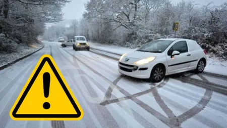 Drumuri din România acoperite de polei. Care sunt zonele afectate