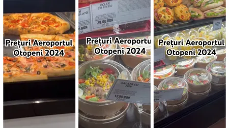 Cât costă o felie de pizza în Aeroportul Otopeni. Prețul i-a șocat pe turiști, cu banii ăia cumperi o pizza întreagă