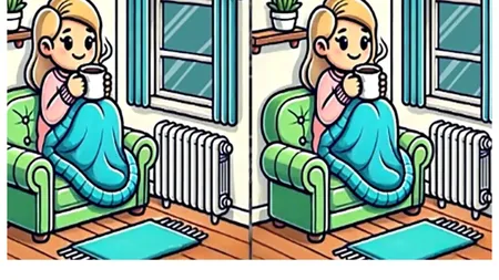 Test de perspicacitate. Găsește trei diferențe între cele două imagini