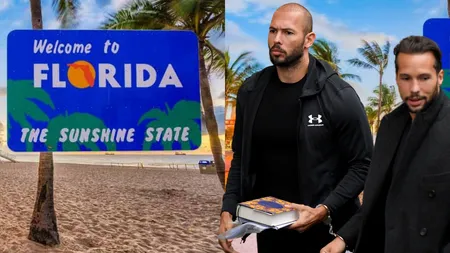 Fratii Tate ajung în Florida! Guvernatorul Ron DeSantis: „Florida nu e un loc pentru astfel de oameni”
