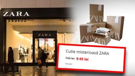 EXCLUSIV Înșelătorie de zile mari în numele Zara România. „Cutia misterioasă” pentru care plătești doar 10 lei livrarea, dar care îți poate face banii de pe card să dispară ca prin minune dacă nu ești atent
