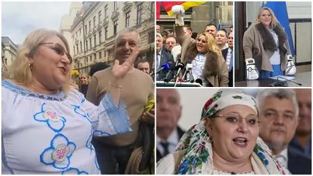 Diana Șoșoacă și-a depus candidatura la alegerile prezidențiale. Șefa SOS România a venit la BEC cu mănuși de box în mâini: Knock-out trebuie să îi facem. Praful și pulberea se vor alege de alegerile voastre dacă nu mă lăsați să candidez