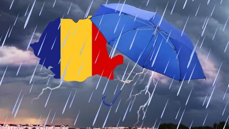 Alertă maximă! Cod Roșu de furtuni devastatoare. Grindină, fulgere și vânt puternic lovesc aceste localități!