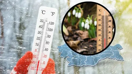 Iarna lovește în forță! Ninsori și viscol puternic, temperaturi de -13°C și strat de zăpadă de 15 cm!