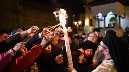 Paște 2025. Când va fi adusă în România Lumina Sfântă de la Ierusalim