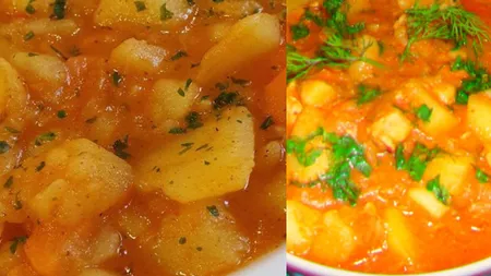 Rețeta de Post care cucerește orice masă: Mâncare de cartofi acriți cu oțet, ca pe vremuri!