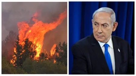 Benjamin Netanyahu a declarat stare de urgență în Israel. Incendiile pun în pericol regiuni întregi