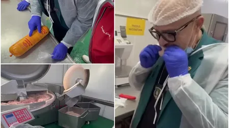 Cum este fabricat parizerul. Piedone a asistat la întregul proces tehnologic al preparării produsului pe care, odinioară, românii îl mâncau pe ziare întinse pe capota mașinii