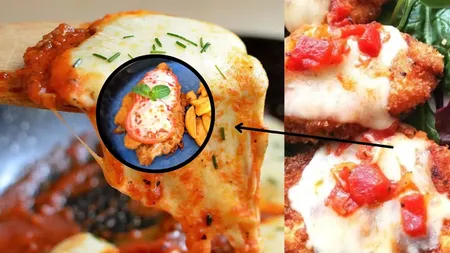 Șnițelele care creează dependență. Rețeta rapidă cu sos de roșii și mozzarella pe care o vei repeta iar și iar!
