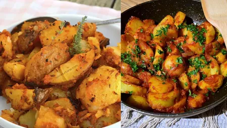 Cartofi cu sos de roșii și usturoi. Rețeta simplă care te va cuceri