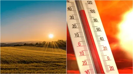 ANM Cod galben de temperaturi extrem de ridicate în opt județe din România. Temperaturile vor atinge 36 de grade