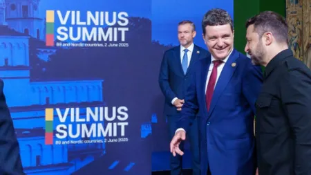 Nicușor Dan, prima dată la summitul B9 de la Vilnius: „Avem nevoie de un NATO mai puternic”