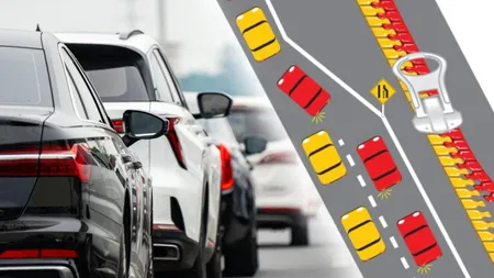 Codul Rutier 2025. „Regula fermoarului”, adoptată tacit în Senat. Ce amenzi riscă șoferii care nu respectă legea