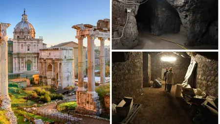 Sub centrul istoric al Romei se ascunde un vast labirint subteran. Turiștii vor putea vedea tunelurile secrete, neatinse de un secol