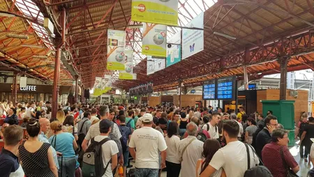 Defecțiune majoră în Gara de Nord. Sistemele de informare a călătorilor nu mai funcționează