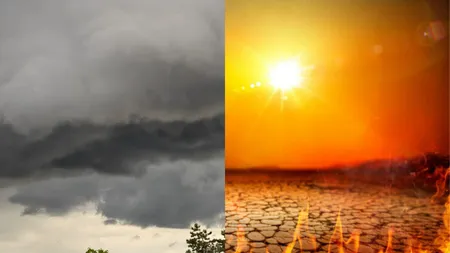 HARTĂ Cod galben de furtuni în 21 de județe. În ce zone este caniculă și cum va arăta vremea în București