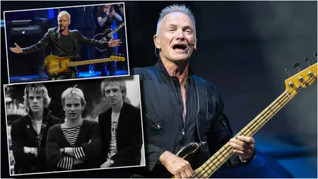 Sting, dat în judecată de foștii colegi! Starul ar câștiga 550.000 de lire sterline pe an din drepturi de autor numai pentru piesa „Every Breath You Take”